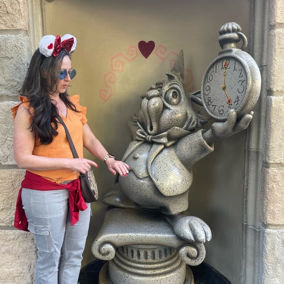 Alice in Wonderland White Rabbit mouse ears - Picture 2 of 2